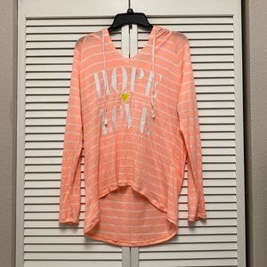 Pink light hoodie
